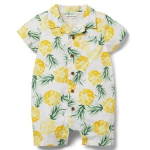 JANIE & JACK Baby Pineapple Romper 🍍